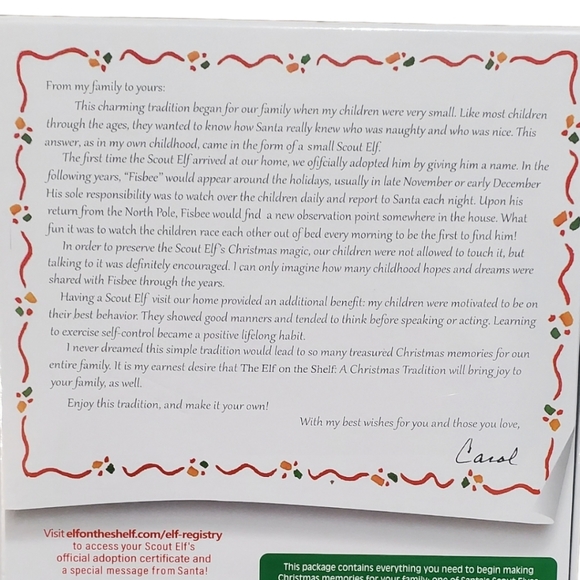 The Elf on the Shelf A Christmas Tradition Book & Blue-Eyed Boy Scout Elf - Picture 11 of 14